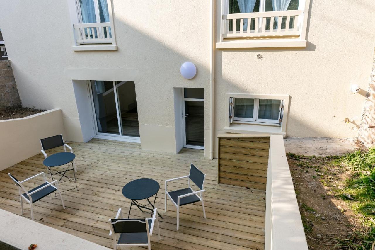 Le Belem : Chambre Spacieuse Avec Sdb Privative, Cuisine Et Salon Partages, Terrasse, Proche Facs Et Centre Brest Luaran gambar