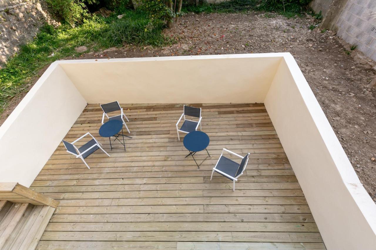 Le Belem : Chambre Spacieuse Avec Sdb Privative, Cuisine Et Salon Partages, Terrasse, Proche Facs Et Centre Brest Luaran gambar